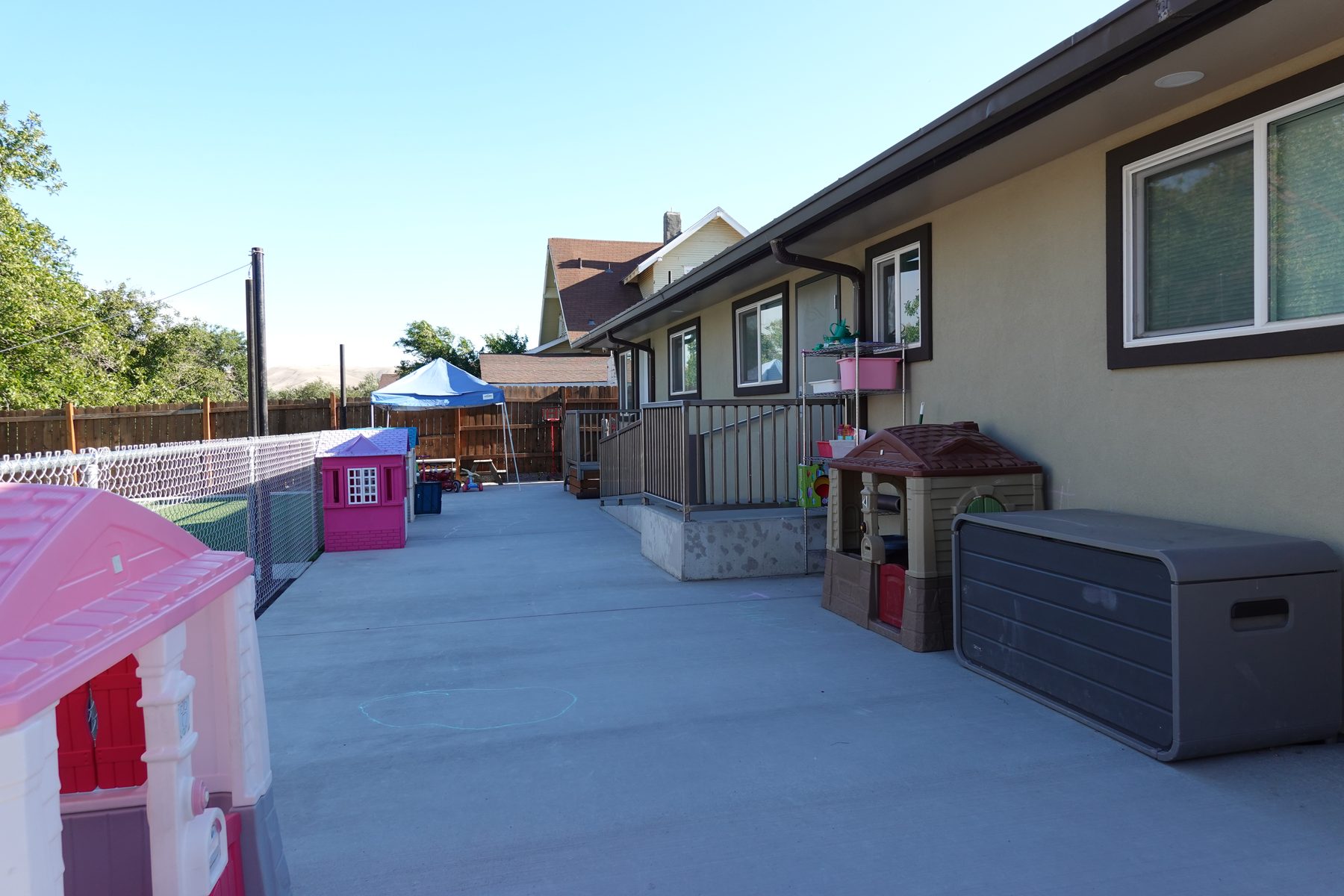 Outdoor play area